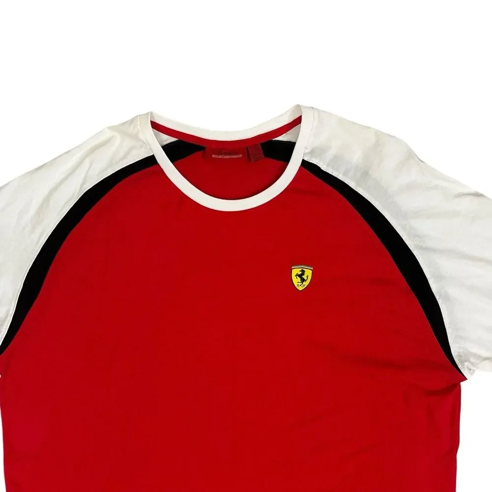 Ferrari T-Shirt Scuderia Red Official Licensed Product Big logo Men's Size XXL - Picture 4 of 10